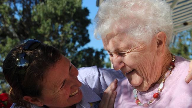 Trina Golik and resident Ivy Reid. Picture: supplied