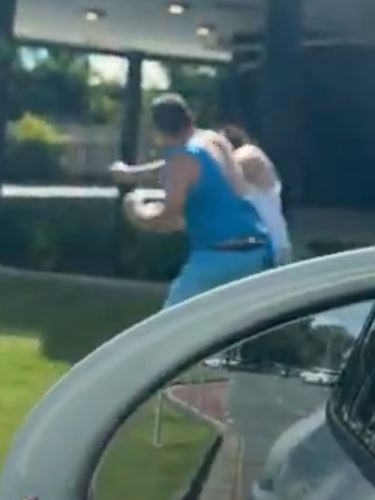 Jacob Bruno Leigh Taylor punches a man after a wild road rage incident in Rochedale South