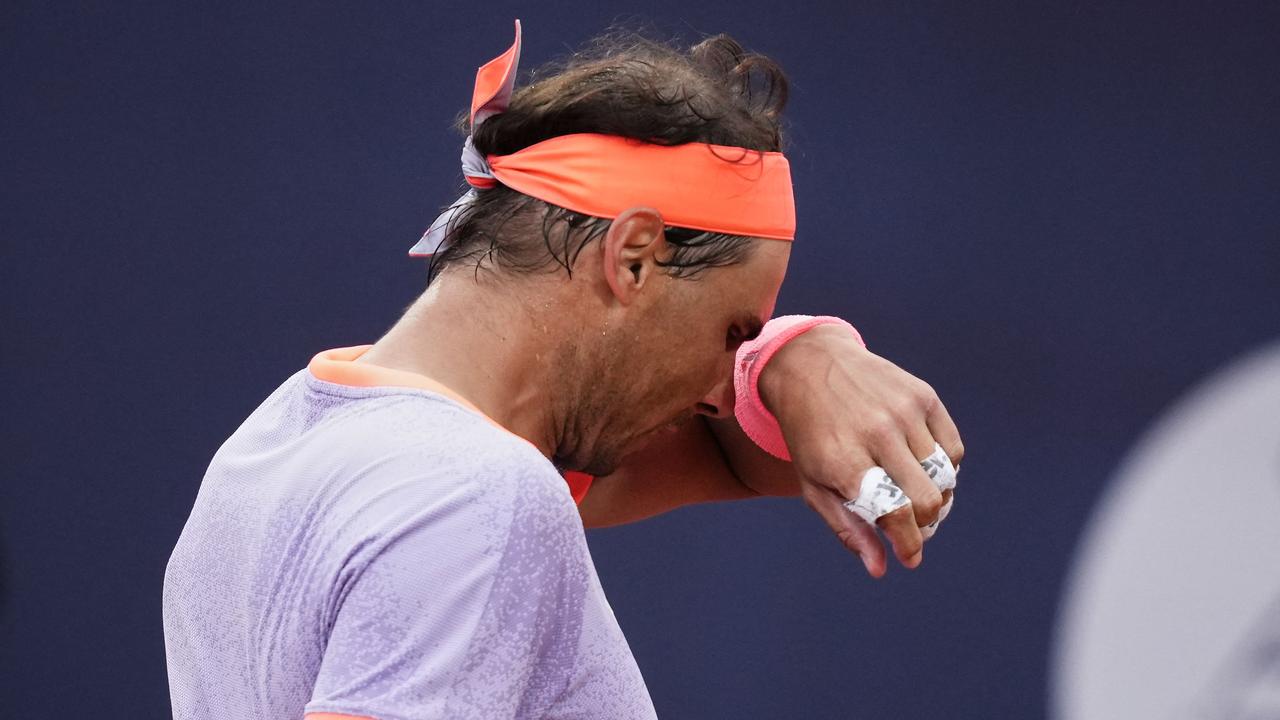 The curtain has almost fallen on Nadal. (Photo by Pau BARRENA / AFP)