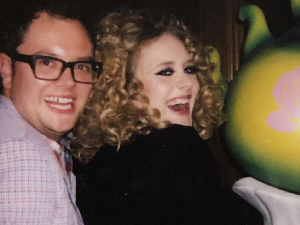 Alan Carr and Adele have been friends for years. Picture: Instagram/@cattyman