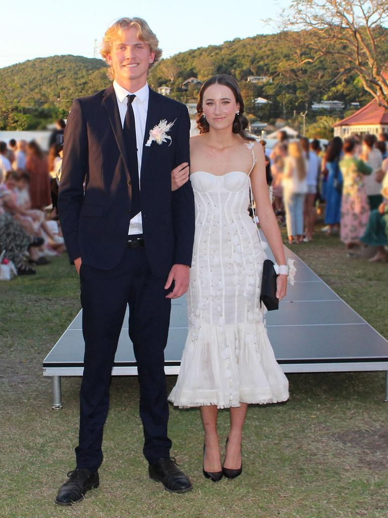 Sienna and Patrick at the St Ursula's College Formal.