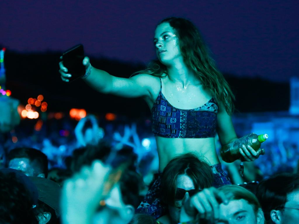 Some of the best dressed at Falls Festival Marion Bay 2019/20. Picture; PATRICK GEE