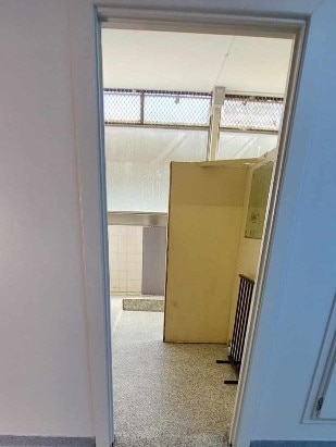 A photo of the Modbury High School toilets that parents say is from Tuesday. Picture: Supplied