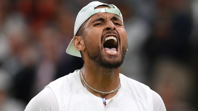 Nick Kyrgios has been the centre of attention at the All England Club. Picture: Getty Images