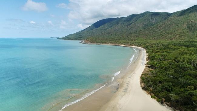 Toyah Cordingley walked her dog along Wangetti beach, a secluded strip of sand 40 kilometres from Cairns, before she was attacked. Picture: Brendan Radke