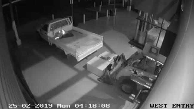 CCTA captured the bazen break in.