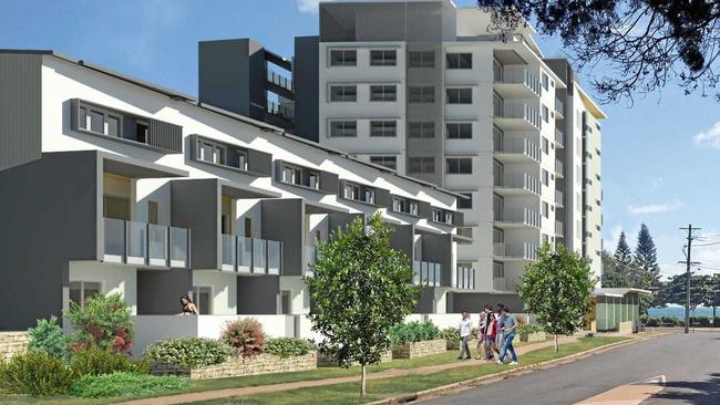 HOT TOPIC: An artist impression of the multi-storey mixed-use development proposed for the Bargara foreshore. Picture: Contributed