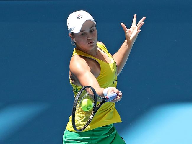 Ash Barty is already locked in. Picture: AAP Image/Richard Wainwright