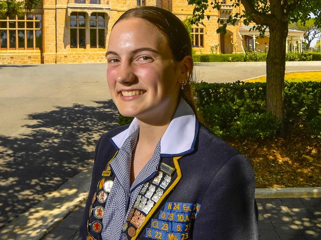 February  04, 2025Scotch College captain Amy Wallace has applied for Teen Parliament. She is advocating for a more unified approach to using AI in schools across the state.Picture: RoyVPhotography