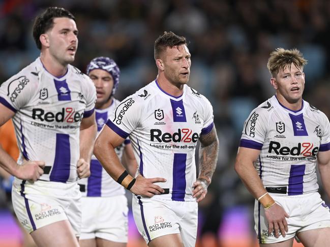 NRL 2023 PF Penrith Panthers v Melbourne Storm - Tariq Sims Harry Grant, Dejection NRL PHOTOS