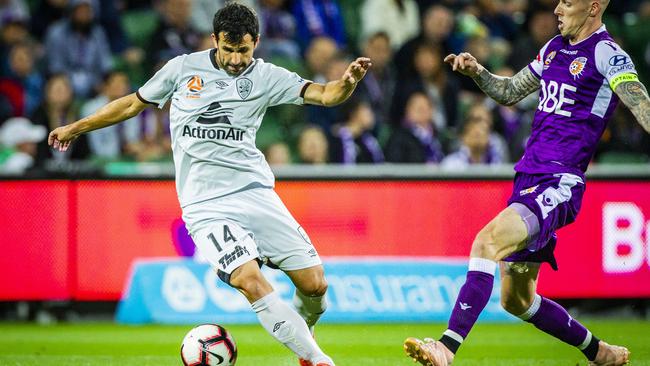 Alex Lopez has brought real class to the Roar. (AAP Image/Tony McDonough)