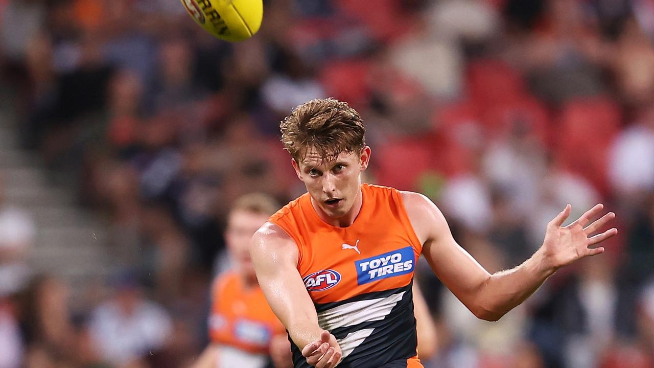 Lachie Whitfield is an excellent and courageous kick. Picture: Getty Images