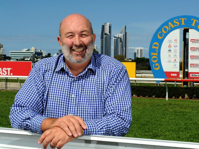 Gold Coast turf club CEO Steve Lines. Picture: John Gass 