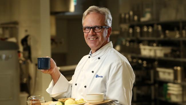 Spotless executive chef Russell Lloyd in charge at the new Royal Adelaide Hospital. Picture: Calum Robertson