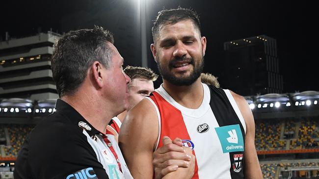 Paddy Ryder will miss St Kilda’s clash against Sydney.