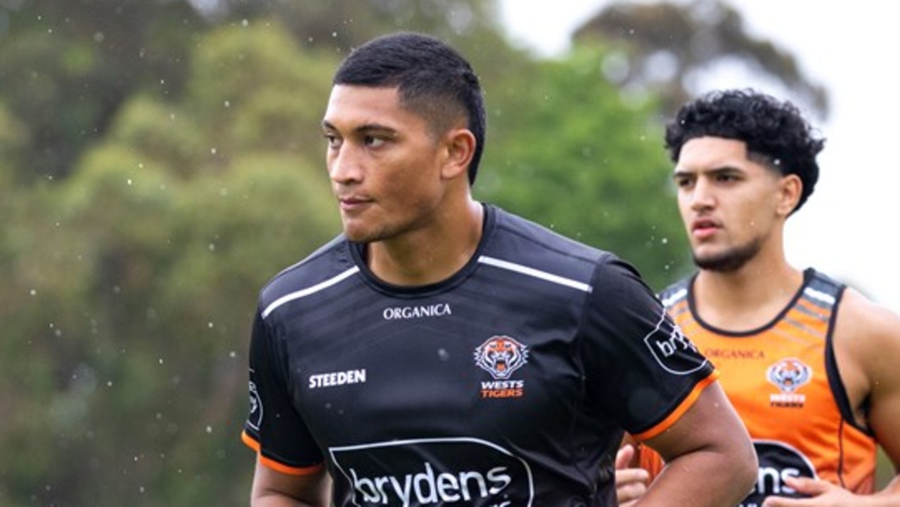 Iverson Fuatimau has been granted bail over an alleged break and enter. Photo: Wests Tigers website.