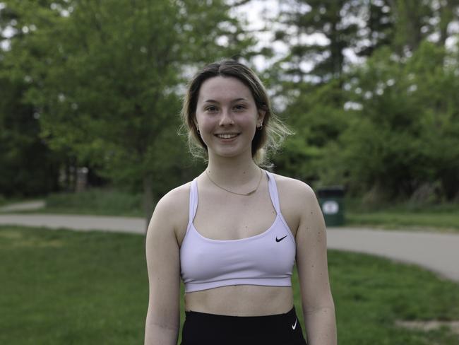 Gabi Mathes'’s boyfriend works at Pfizer. She thinks it’s “cool” he is saving lives. Picture: Angus Mordant