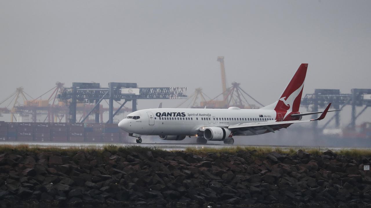 Qantas expects international travel to begin in October. Picture: NCA NewsWire/David Swift