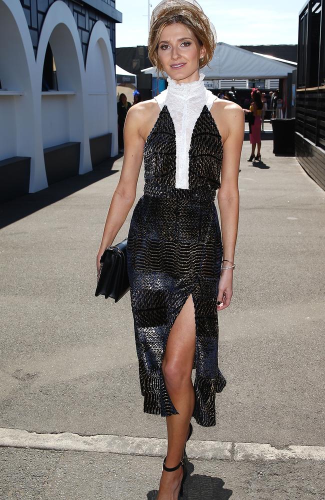 Kate Waterhouse poses at the Lexus Marquee on Melbourne Cup Day at Flemington Racecourse on November 3, 2015 in Melbourne, Australia. Picture: Scott Barbour/Getty Images