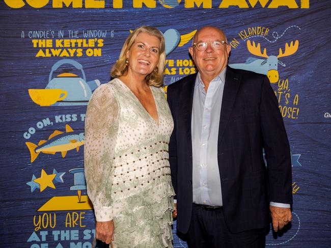 Kari and Ross Musgrove at the opening night function for The Empire's Come From Away at The Rock, Friday, March 14, 2025. Picture: Hey Media