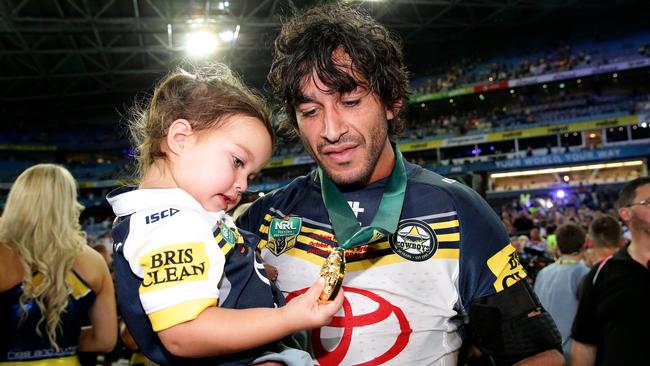 Johnathan Thurston achieved the Clive Churchill and Dally M Medal double in 2015.