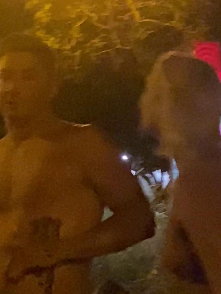 Michael Clarke was filmed in an altercation with girlfriend Jade Yarbrough in Noosa. Pic: The Daily Telegraph