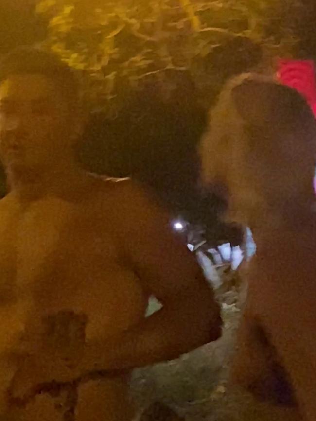 Michael Clarke was filmed in an altercation with girlfriend Jade Yarbrough in Noosa. Pic: The Daily Telegraph