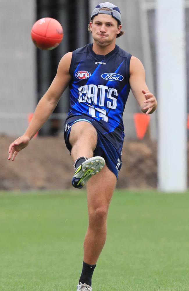 Jhye Clark has been touted to fill Joel Selwood’s midfield role in 2023. Picture: Mark Wilson