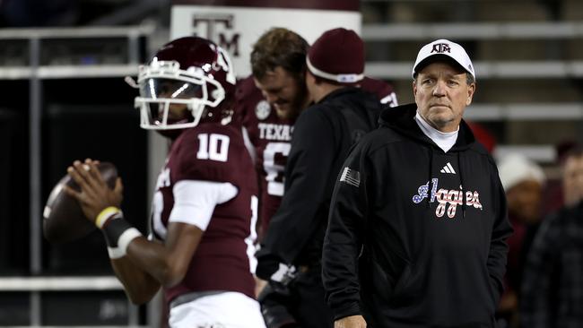 Texas A&amp;M fired by Texas A&amp;M, who has eight years left on his contract, will receive a buyout upward of $75 million. Picture: AFP