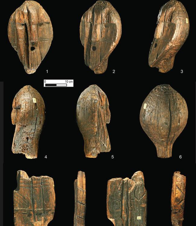 A team of researchers in Germany has found evidence suggesting that the famous wooden Shirgir Idol is actually 11,500 years old. Picture: Antiquity