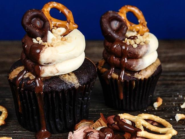 Peanut Butter Pretzel cupcakes. Picture: Facebook.