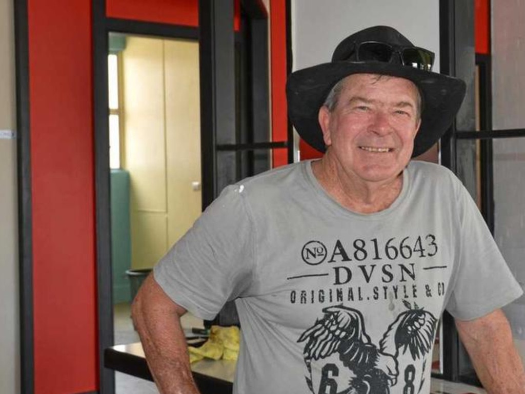John Abbott at the Nanango barber shop that started to all, 2019. Image credit: Elaelah Harley