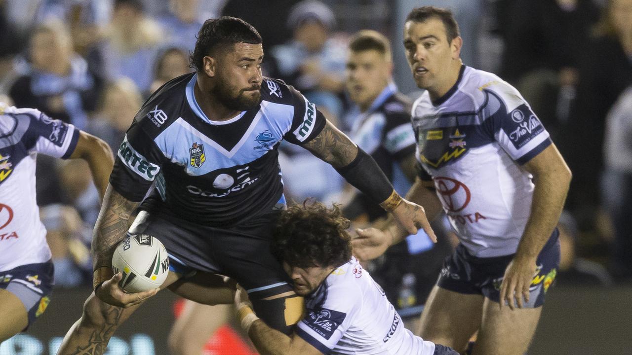 Andrew Fifita made a big statement against the Cowboys. (AAP Image/Craig Golding) NO ARCHIVING, EDITORIAL USE ONLY