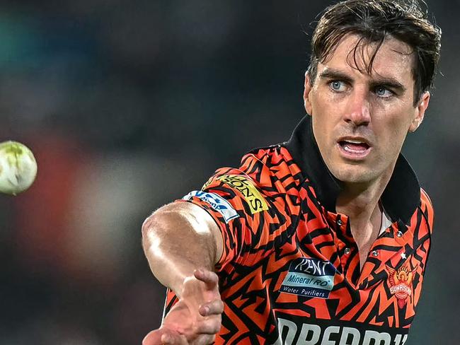 Pat Cummins is poised to return to India. Picture: Noah Seelam / AFP