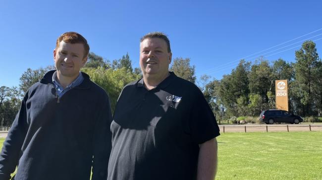 Australian Workers Union NSW branch secretary Tony Callinan (R). Photo: Aymon Bertah