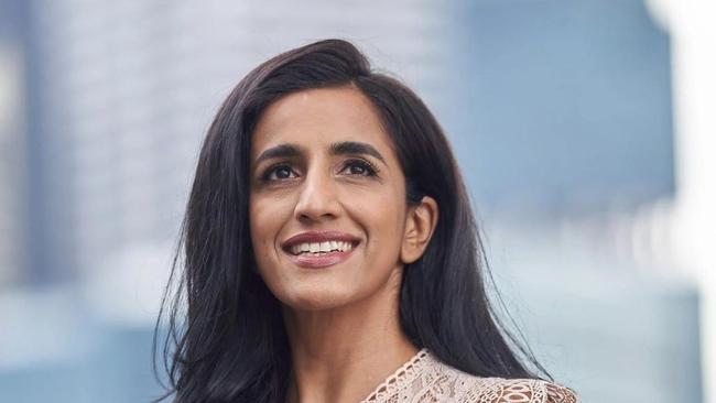 AI advisory firm Addo AI’s co-founder and CEO Ayesha Khanna. Picture: Supplied