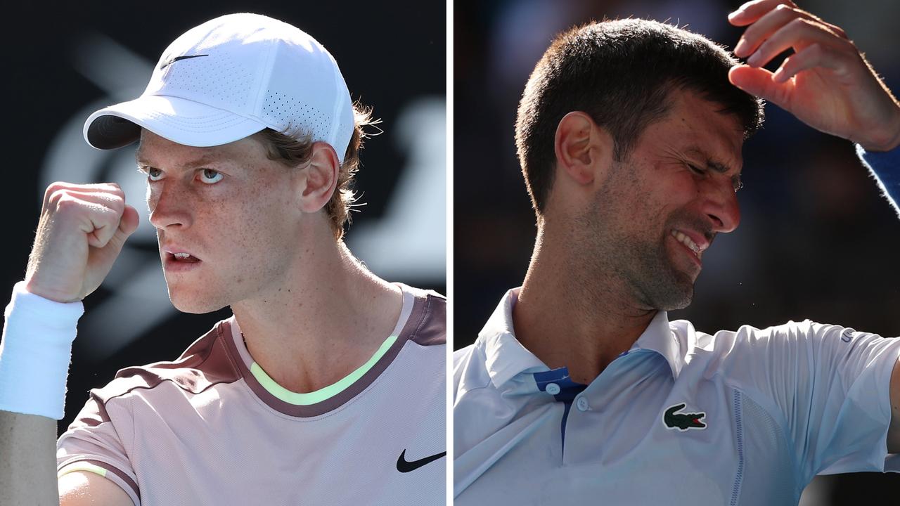 Jannik Sinner stunned Novak Djokovic in the Australian Open semi-final.