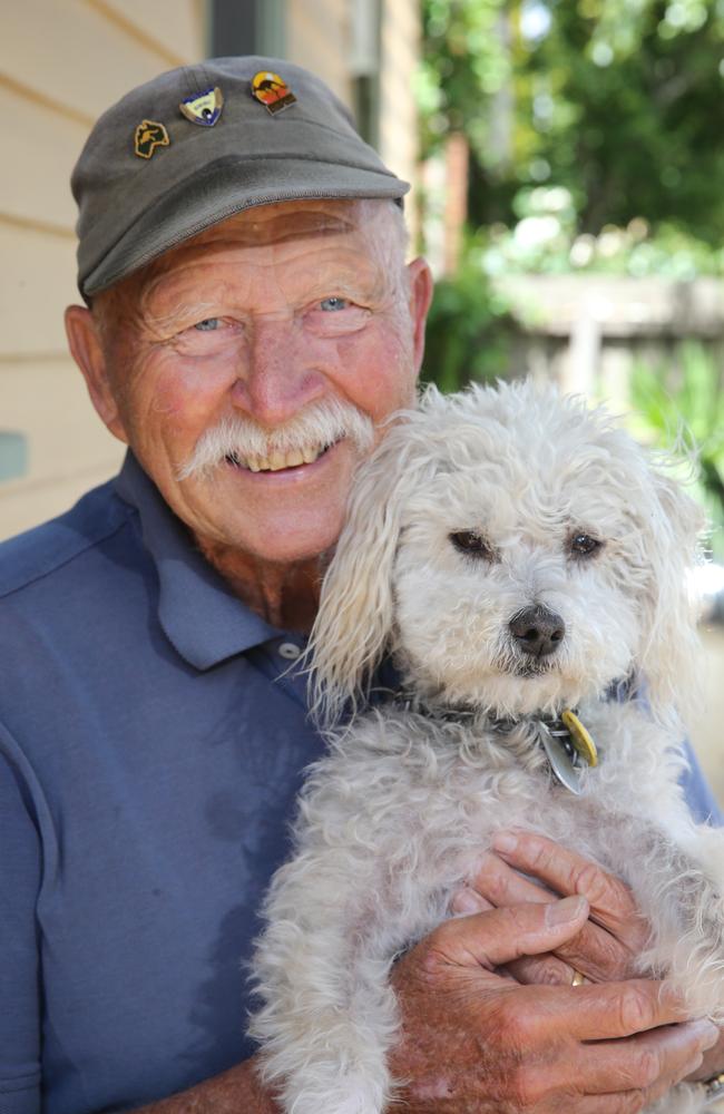 John and Spike, best mates fur-ever. Picture: Peter Ristevski