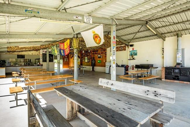 The cooking facilities at Standown Caravan Park. Picture: Laguna Real Estate