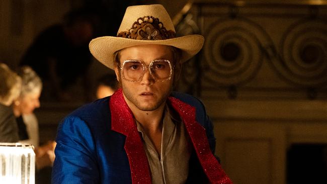 Taron Egerton plays Elton John in the biopic.