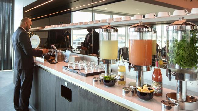 Embattled airline Qantas has lowered the price point for its airport lounges. Picture: Supplied