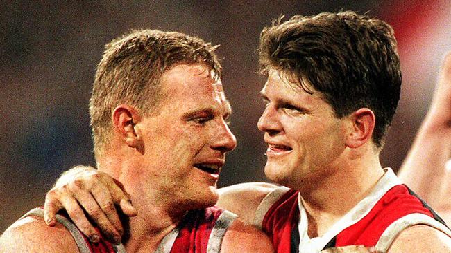 Nathan Burke says Robert Harvey had to be the man to succeed him as St Kilda captain.