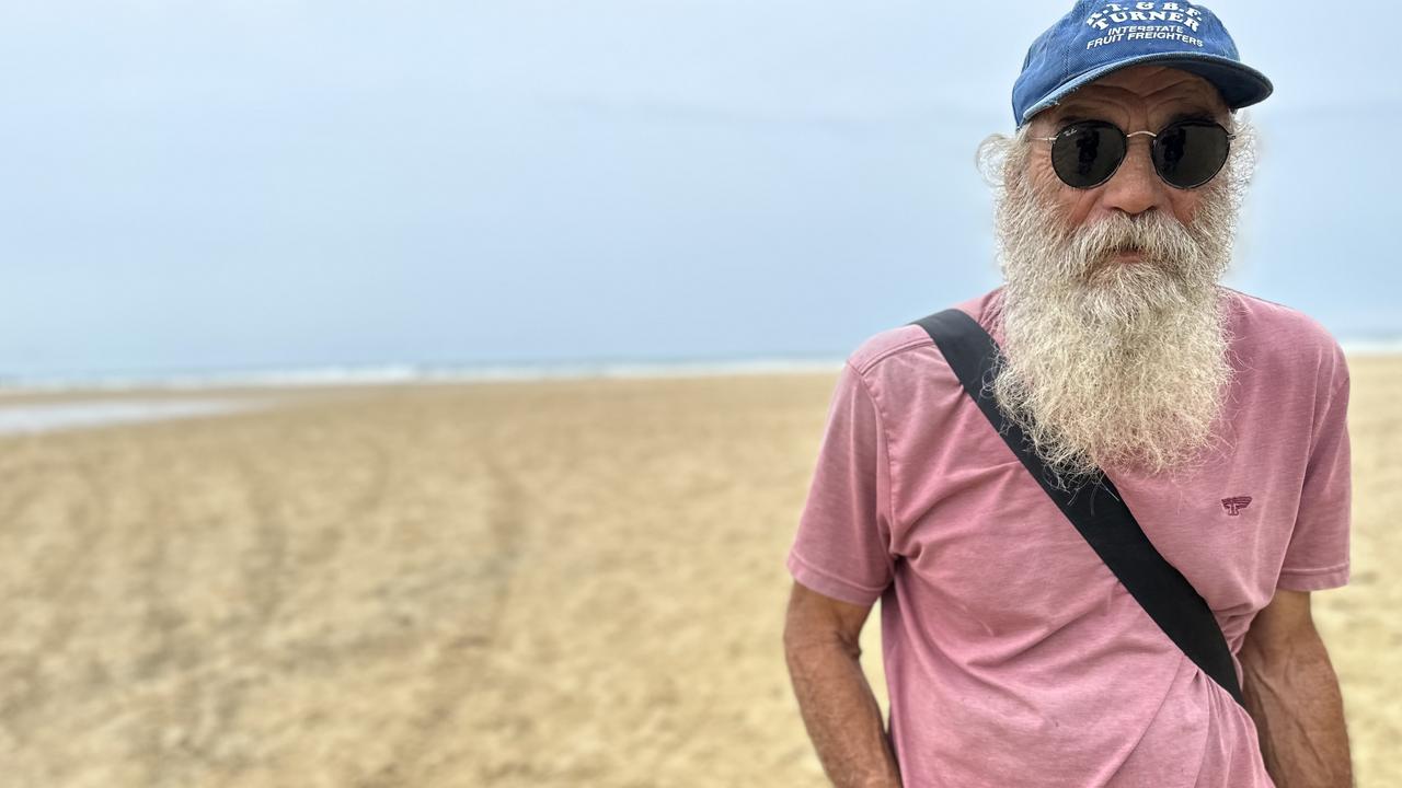 Coolum Beach resident of 40 years Gary Young says Stumers Creek is a dangerous place to swim.