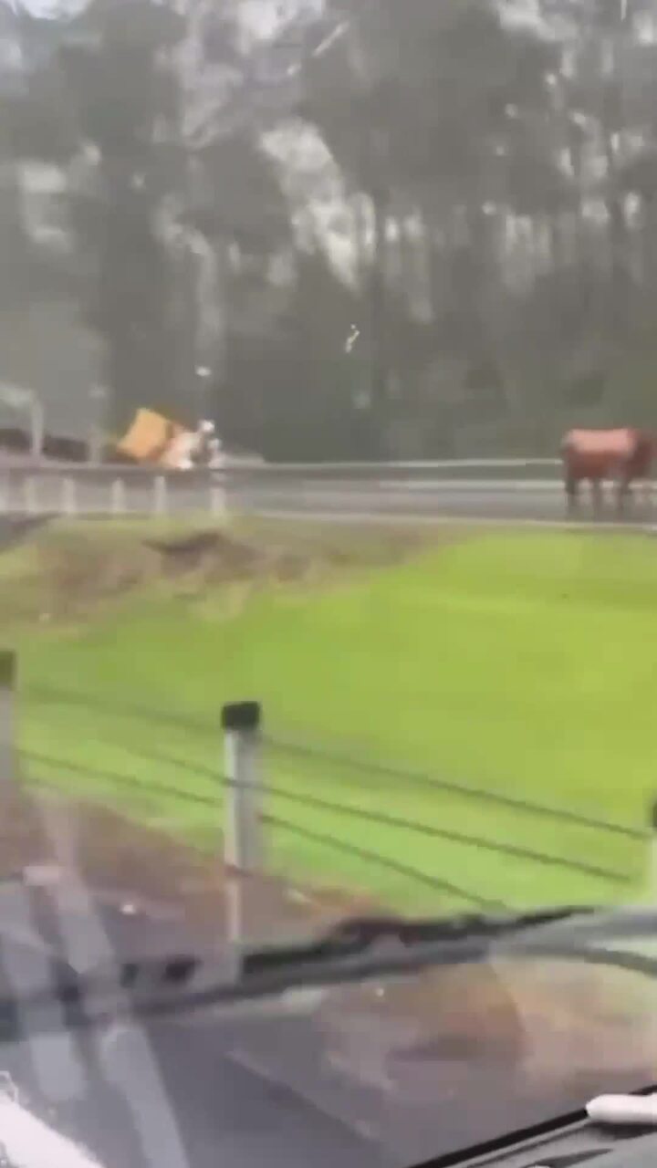 Warrego Highway truck crash