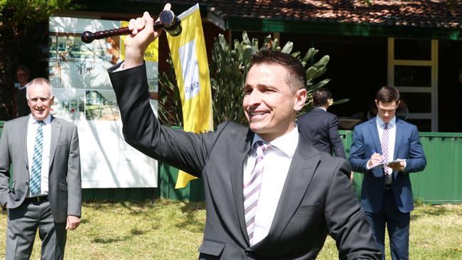 An auction in Sydney last weekend. Picture: AAP