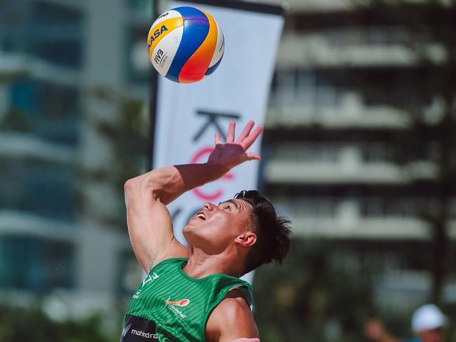 Australian Beach Volleyball Championships in Coolangatta. Picture: Glenn Campbell