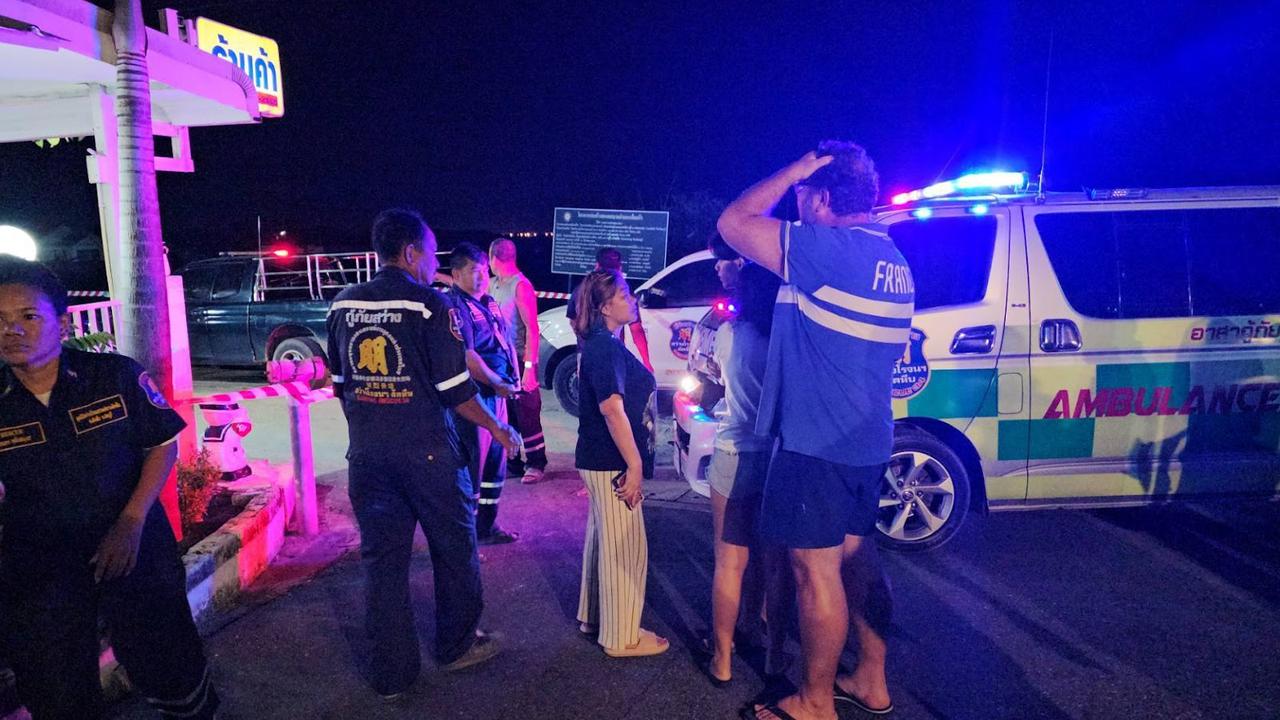 The teen’s distraught family were also at the scene, shocked over his sudden death. Picture: Asia Pacific Press