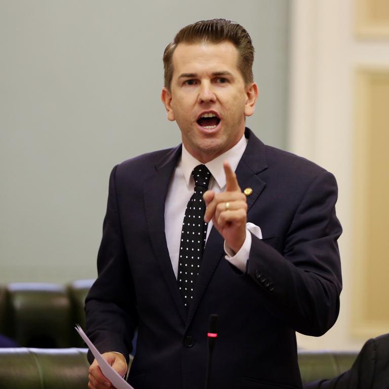 Deputy Opposition Leader Jarrod Bliejie said Mr Mellish’s excuse was the same as the ones Mark Bailey repeatedly handed out. Picture: Mark Calleja