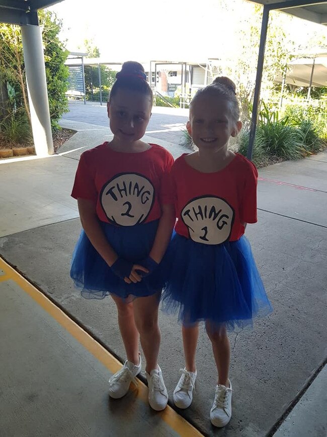 Gold Coast Book Week 2021: Thing 1 and Thing 2.