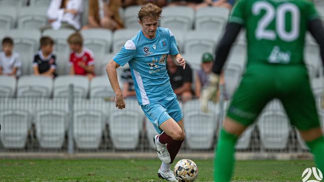 Ben Gibson was a stand out for APIA Leichhardt in the 2024 NPL Men NSW season. Picture: Brett Nielsen.